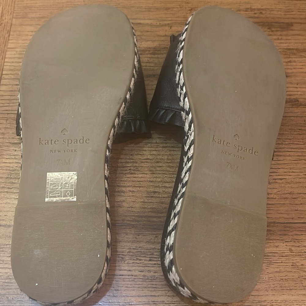 KATE SPADE Slip On Slides 7 1/2 | Designer sandals 7 1/2 - Picture 7 of 10